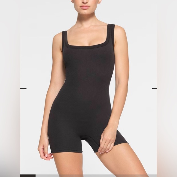 SKIMS Pants - SKIMS cotton rib onesie sleeveless one piece women's S